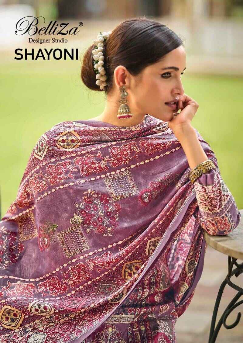 Belliza Shayoni Exclusive Printed Dress Material Collection