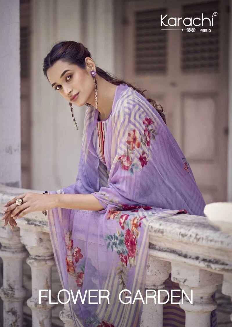 Kesar Flower Garden Printed Dress Material Collection