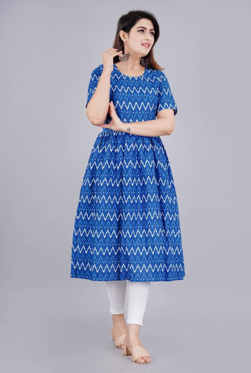 Indigo 01 Designer Flared Kurti Collection