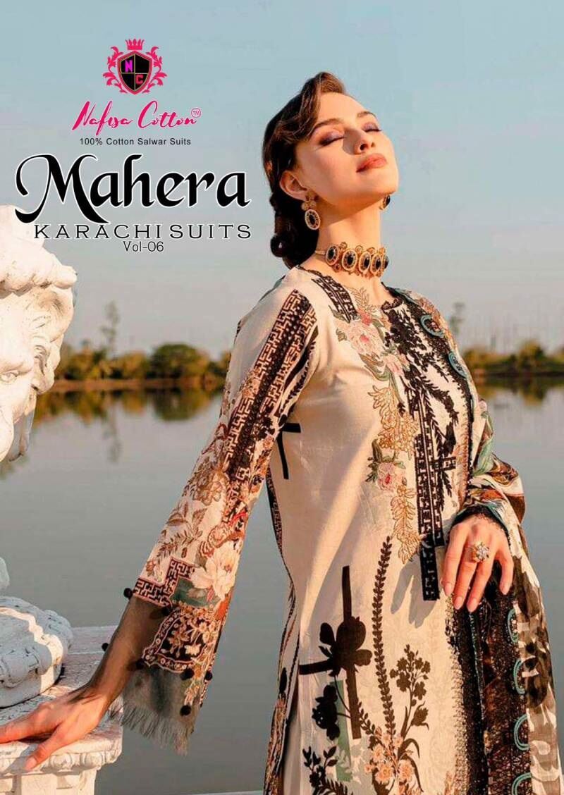 Nafisa Mahera Vol 6 Cotton Dress Material Collection