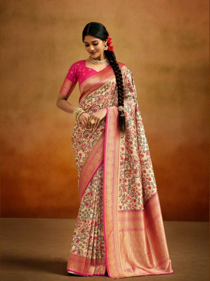 Rajpath Moghra Silk Tusser Silk Saree Collection