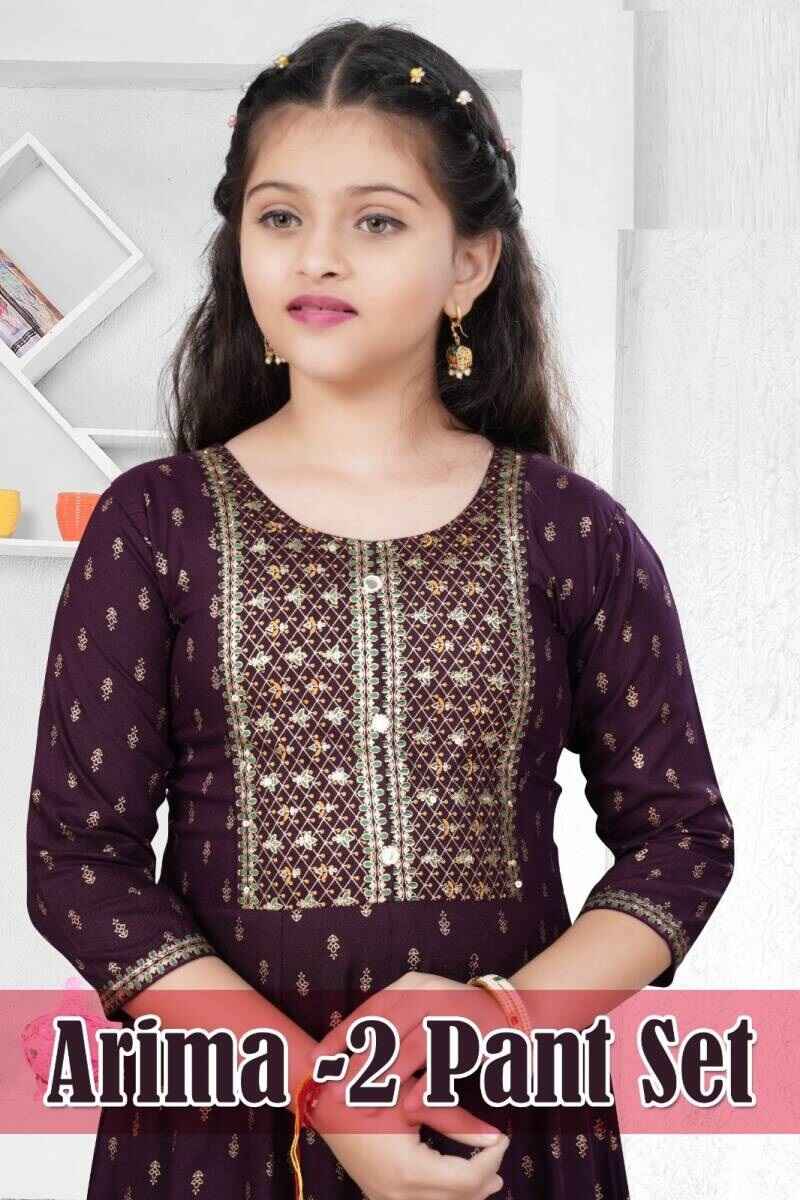 Arima Vol 2 Kids Wear Kurti Pant With Dupatta Collection