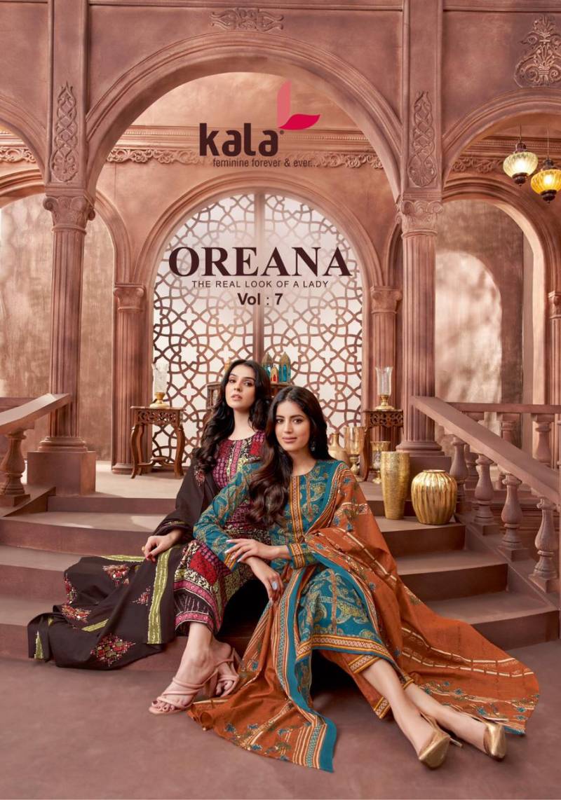 Kala Oreana Vol 7 Premium Cotton Dress Material Collection