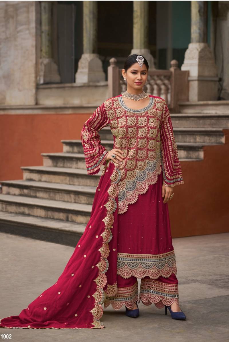 Your Choice Elina Chinon Designer Salwar Suits Collection