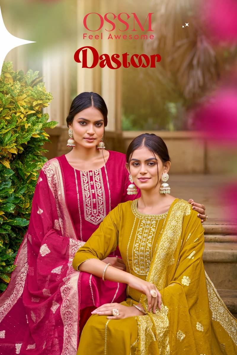 Ossm Dastoor Designer Kurti Pant With Dupatta Collection