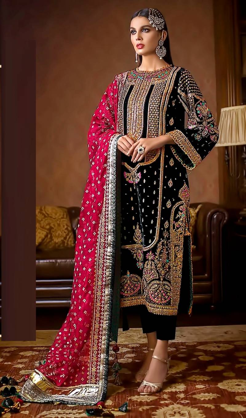 Florent 1014 A To D Velvet Pakistani Salwar Kameez Collection