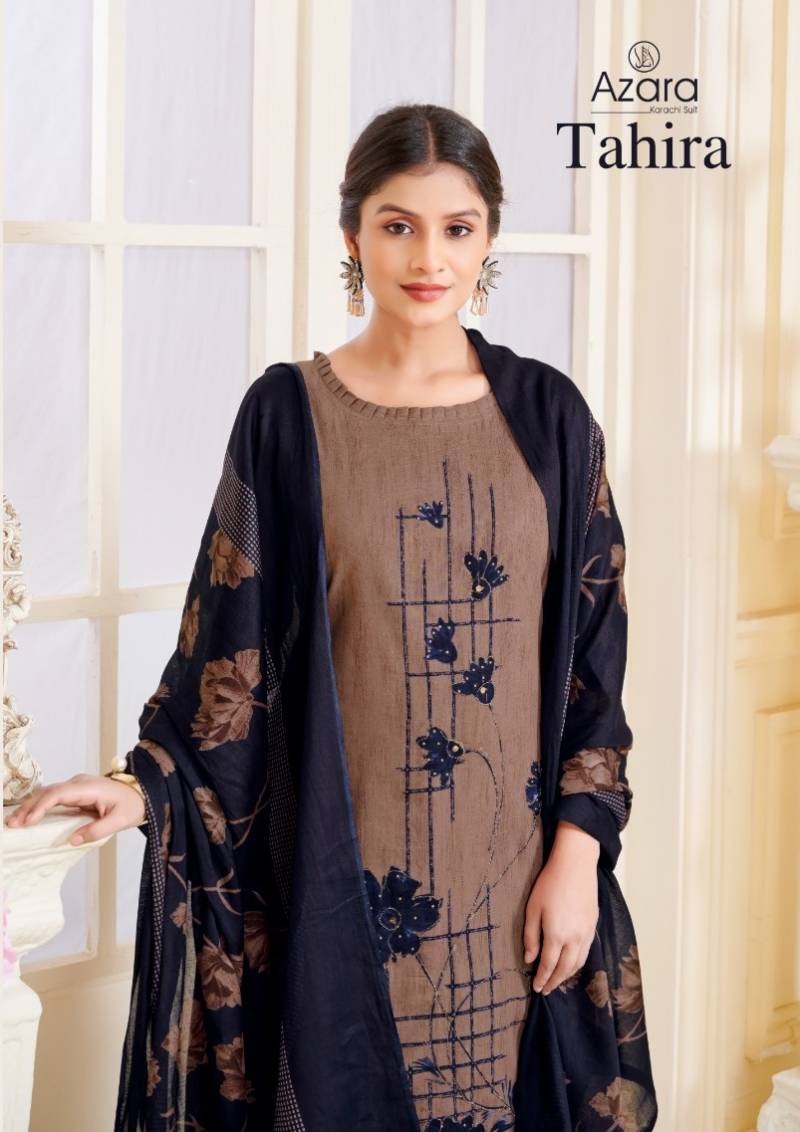 Radhika Azara Tahira Cotton Designer Dress Material Collection