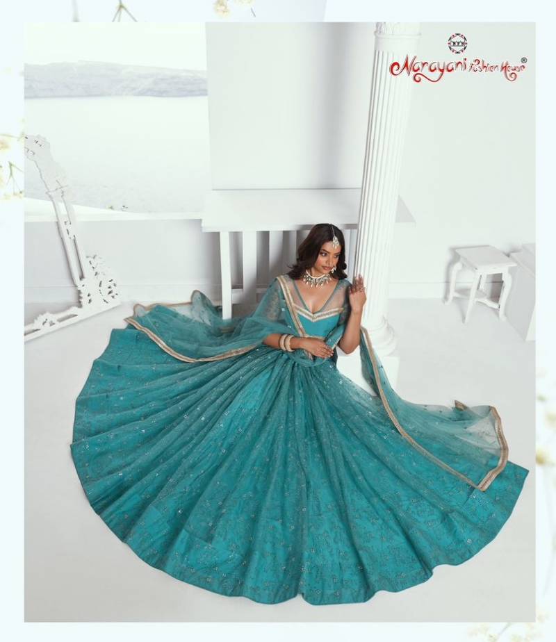 Narayani Chandrakala Vol 1 Designer Net Lehenga Choli