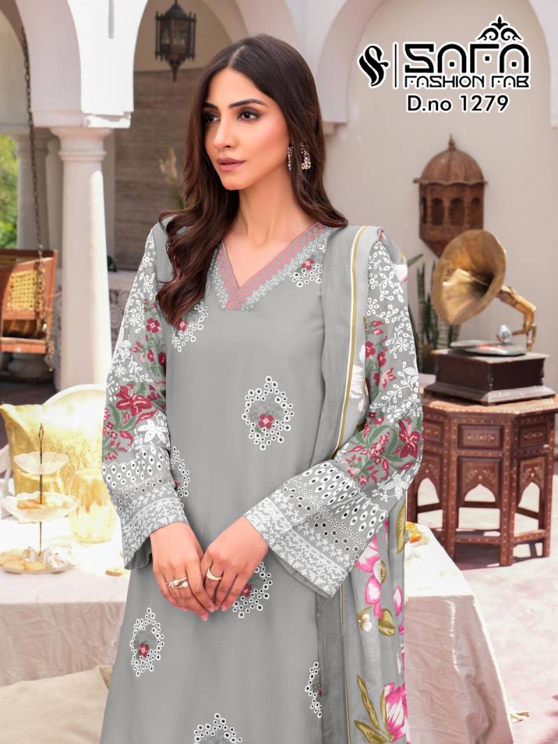 Safa Fashion Fab 1279 Pakistani Ready Made Suit Collection