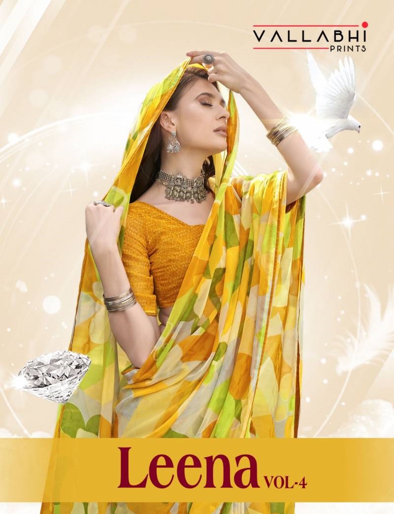 Vallabhi Leena Vol 4 Georgette Saree Collection