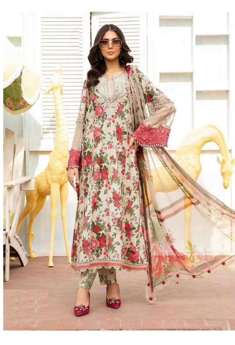 Hazzel 0112 Pakistani Suits Cotton Dupatta