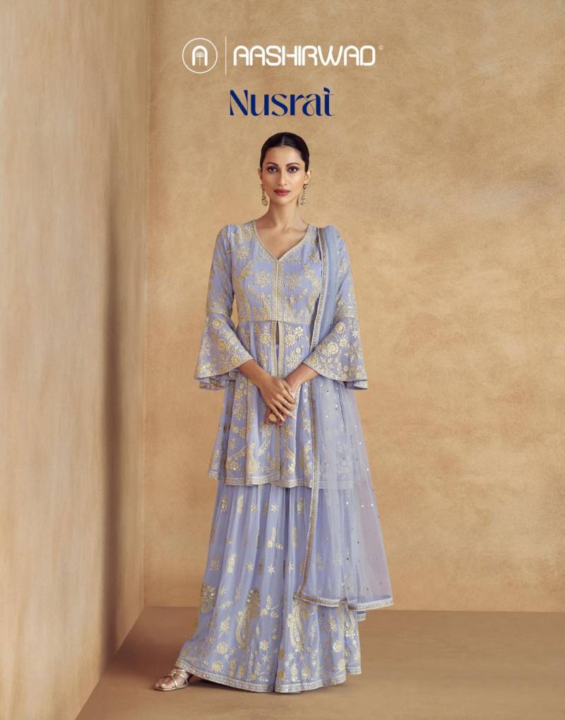 Aashirwad Nusrat 10064 Designer Salwar Suits Collection