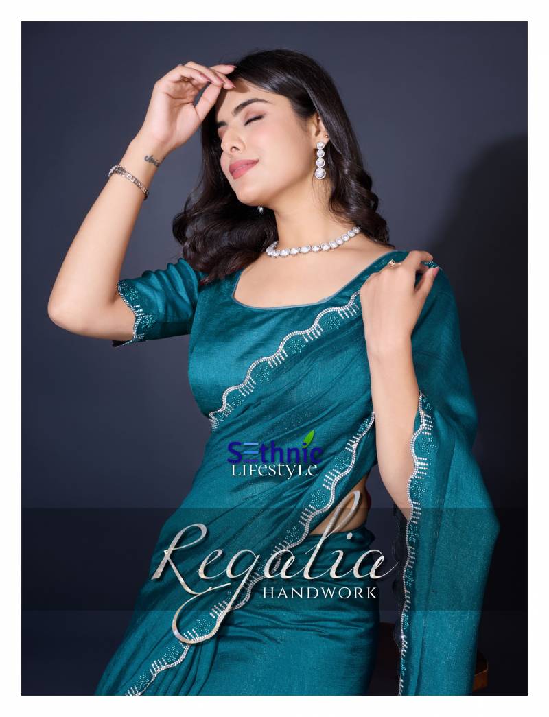 Sethnic Regalia Khadi Shimmer Designer Saree Collection