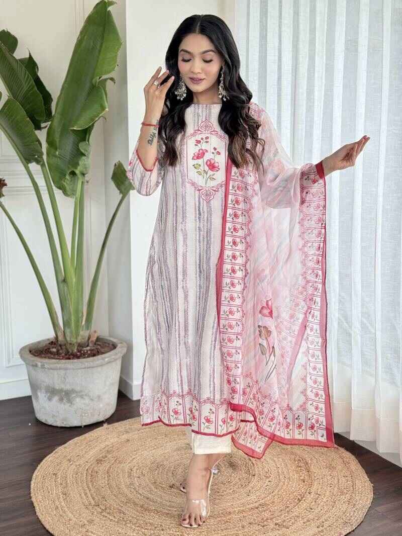 Tulsi 01 Masleen Printed Kurti Bottom With Dupatta