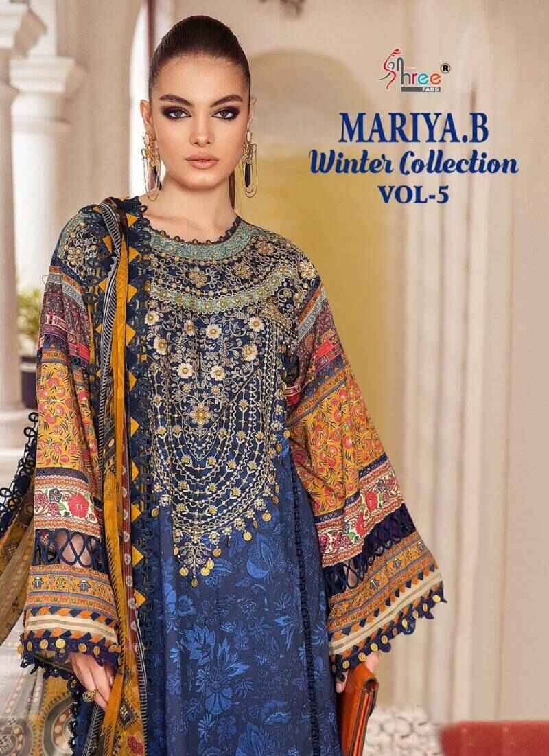 Shree Mariya B Winter Collection 5 Pakistani Salwar Suits