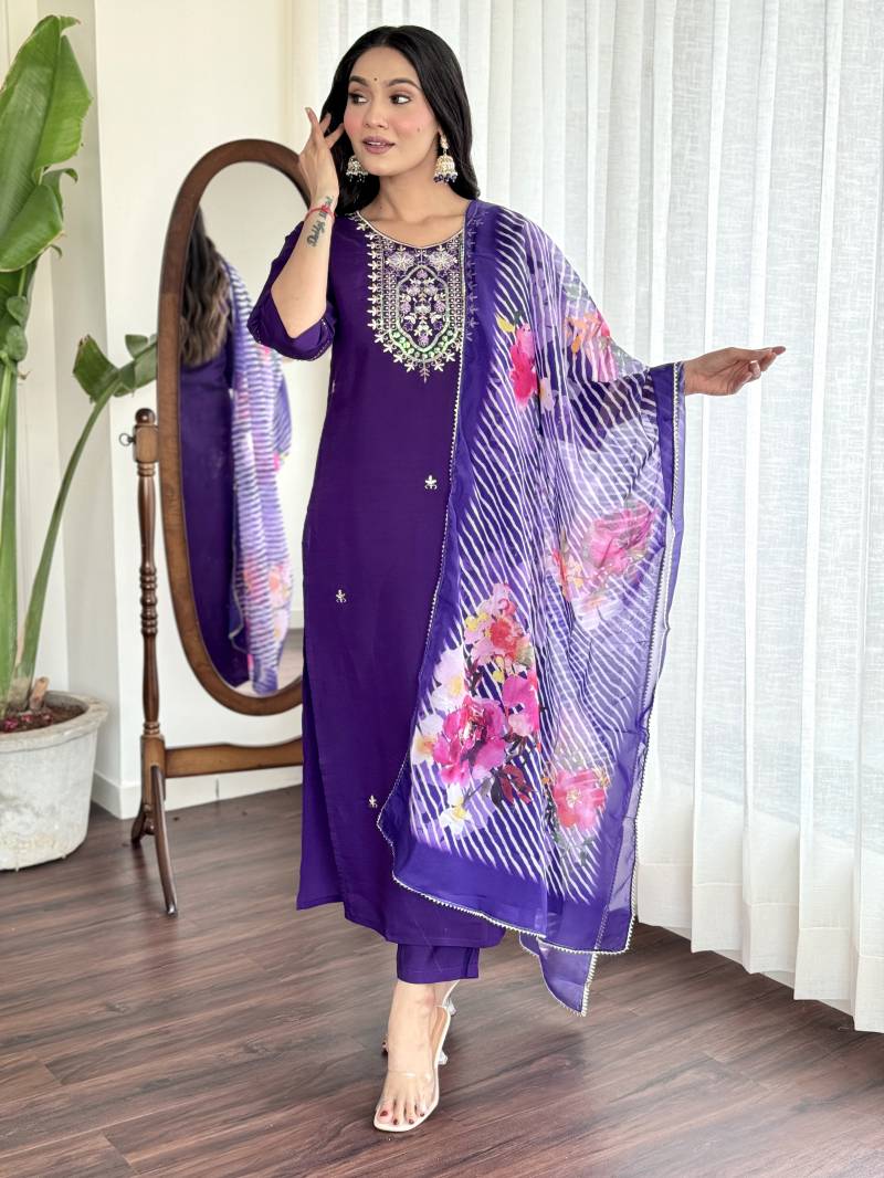 Mohini 01 Viscose Kurti Bottom With Dupatta