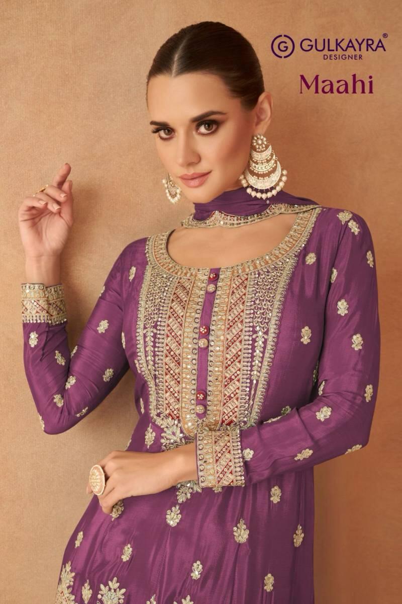 Gulkayra Maahi Chinon Designer Salwar Suits Collection