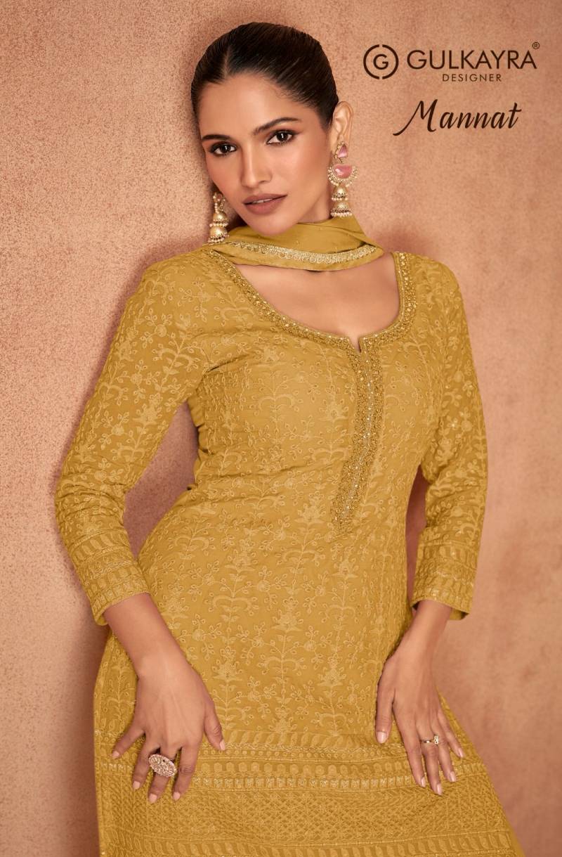 Gulkayra Mannat 7496 Designer Salwar Suits Collection