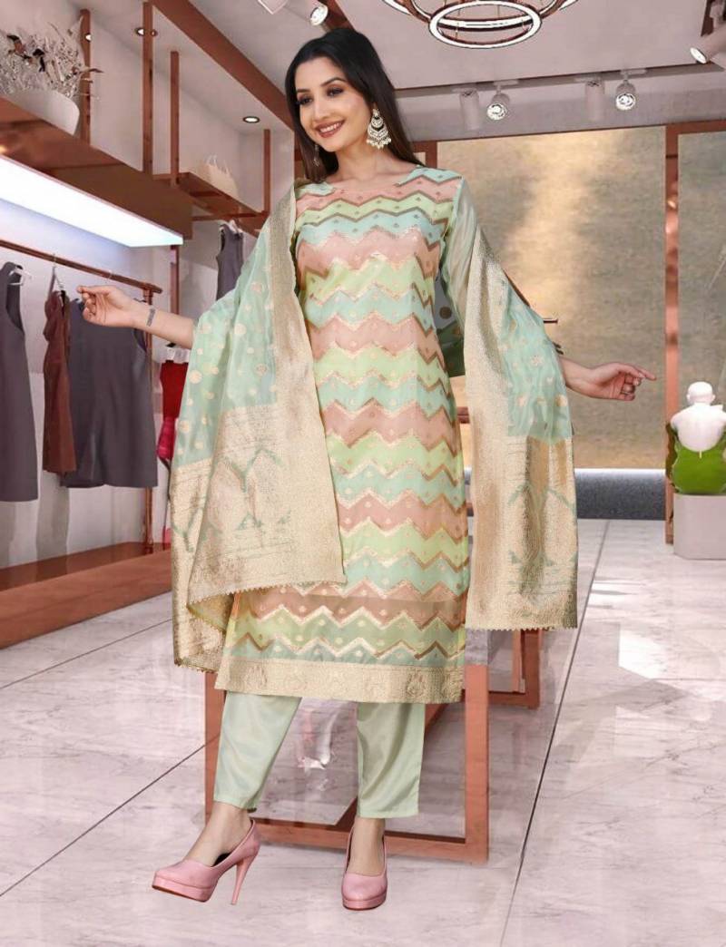 Regular Wear Kurti Bottom With Dupatta Collection