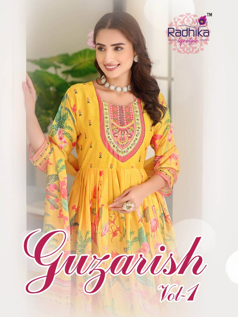 Radhika Guzarish Vol 1 Printed Kurti Pant With Dupatta