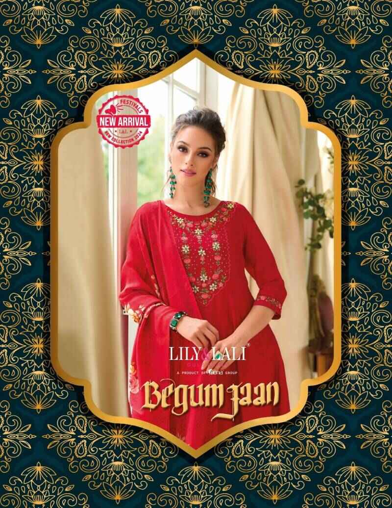 Lily And Lali Begumjaan Anarkali Kurti Bottom With Dupatta