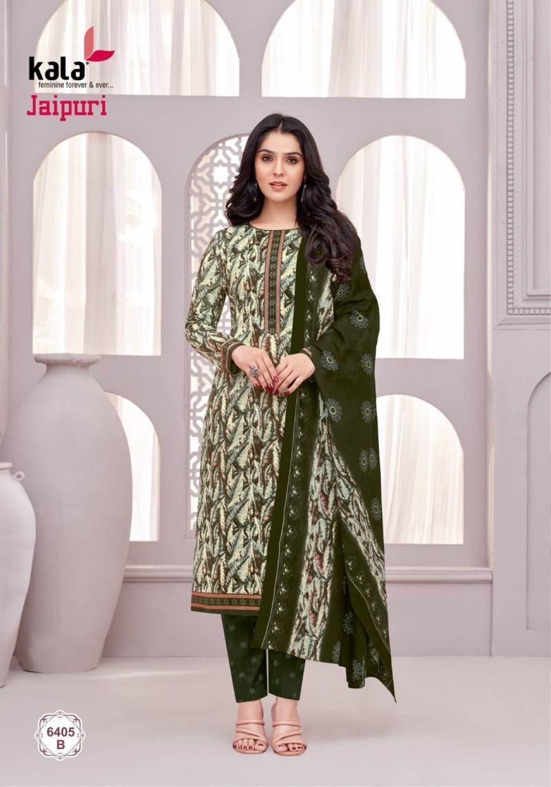 Kala Jaipuri Vol 6 Soft Cotton Dress Material Collection