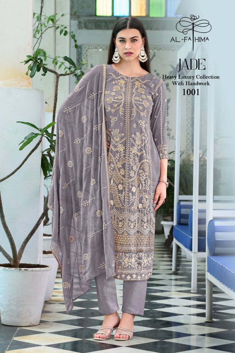 Al Fathima Jade Pakistani Salwar Suits Collection