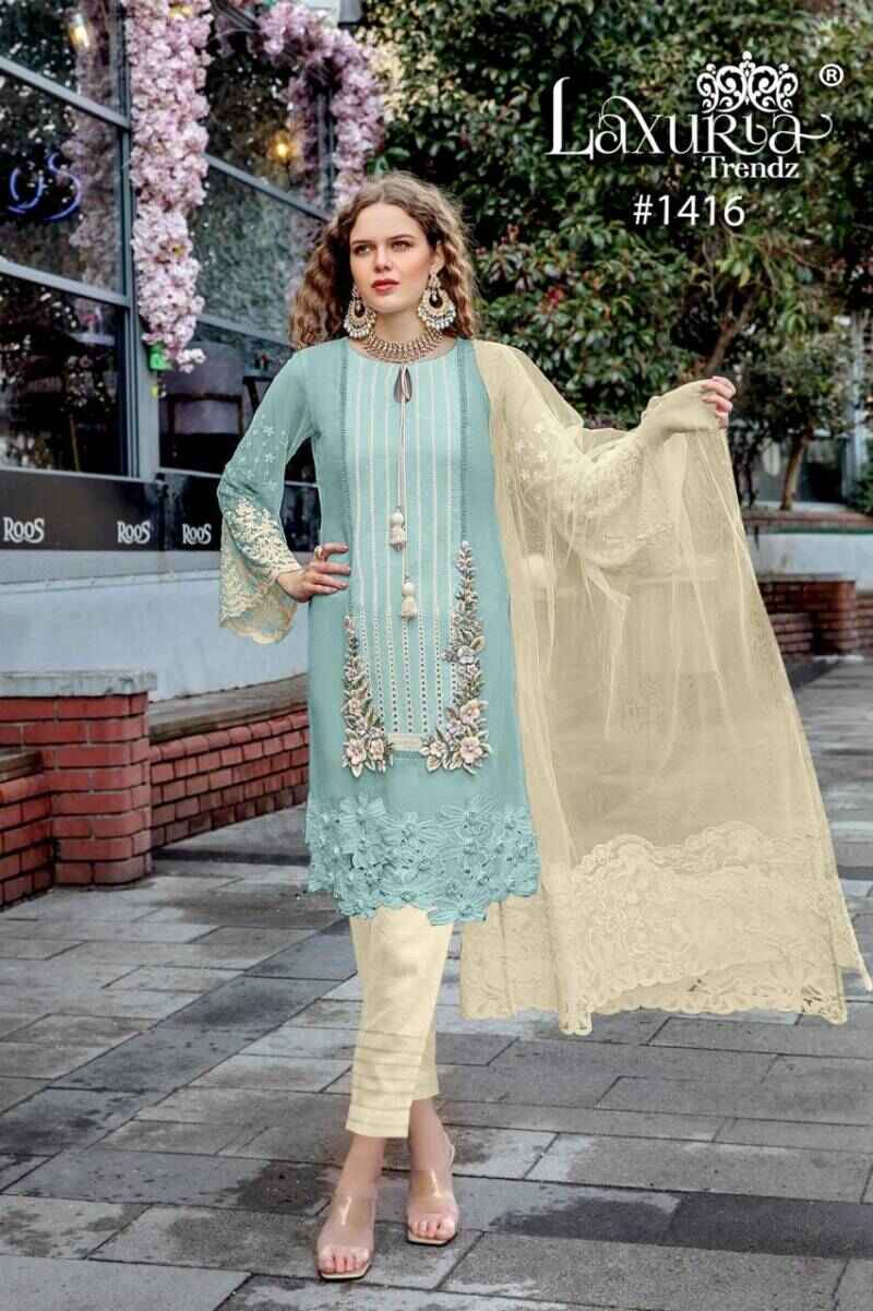 Laxuria Trendz 1416 Georgette Readymade Pakistani Suits