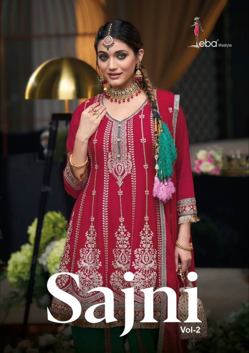 Eba Sajni Vol 2 Fancy Designer Readymade Suits Collection