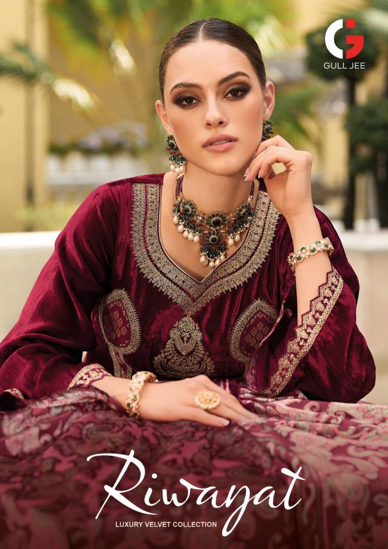 Gull Jee Riwayat Velvet Designer Salwar Kameez Collection