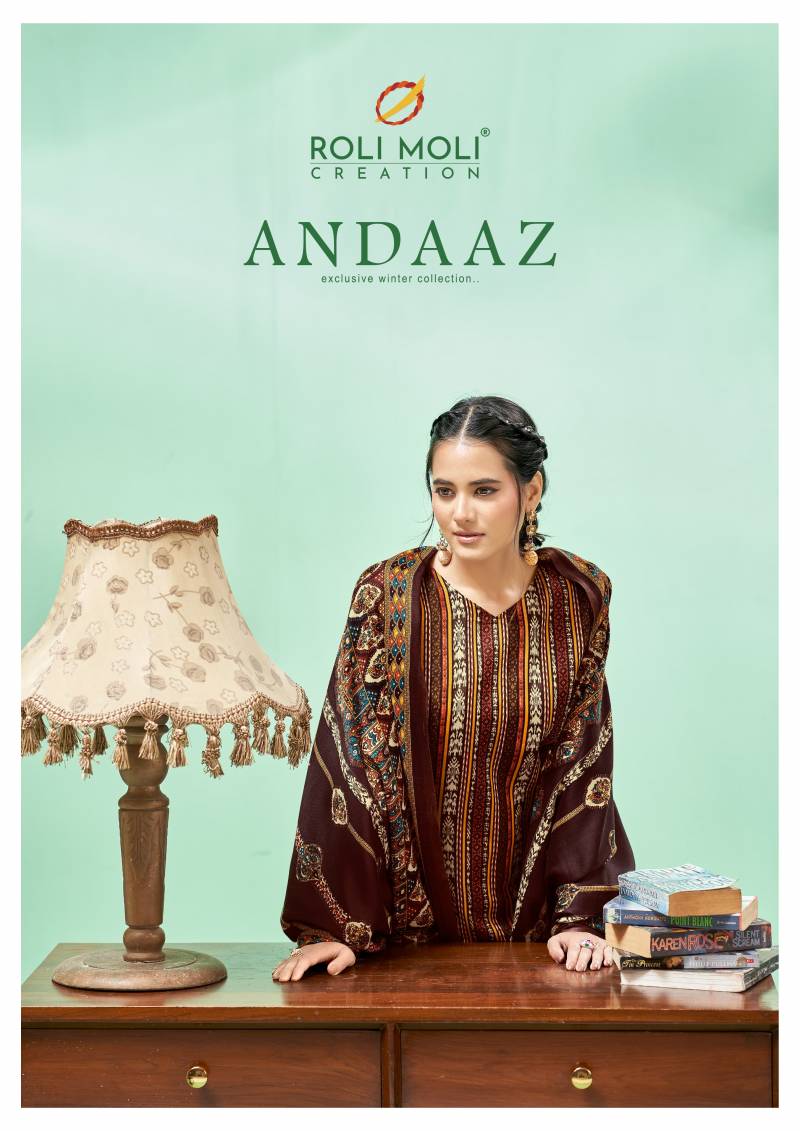 Roli Moli Andaaz Pashmina Readymade Dress Collection