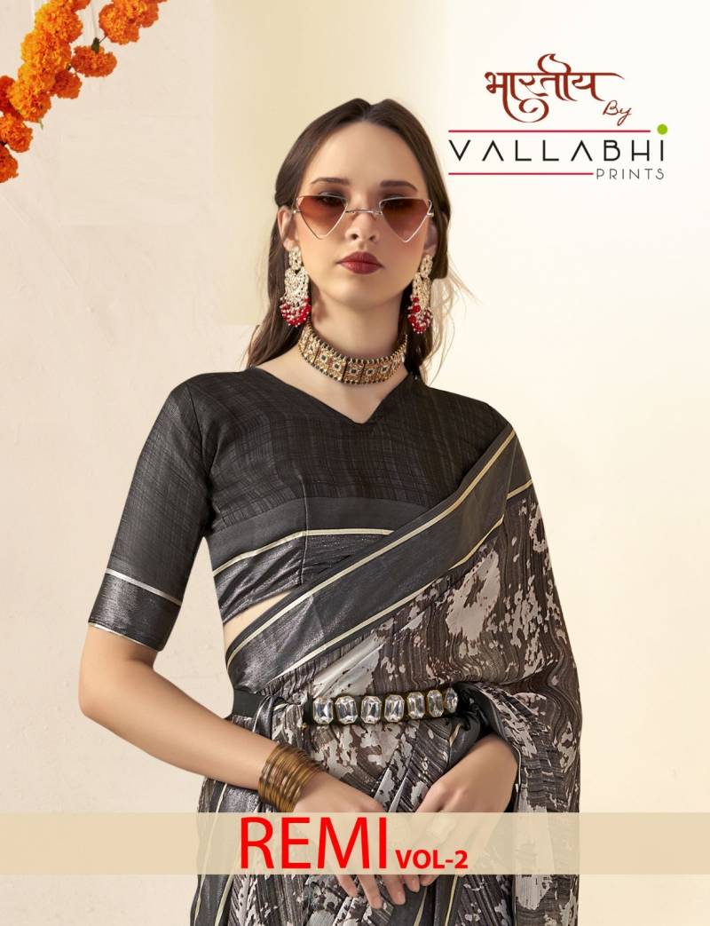 Vallabhi Remi Vol 2 Printed Saree Collection