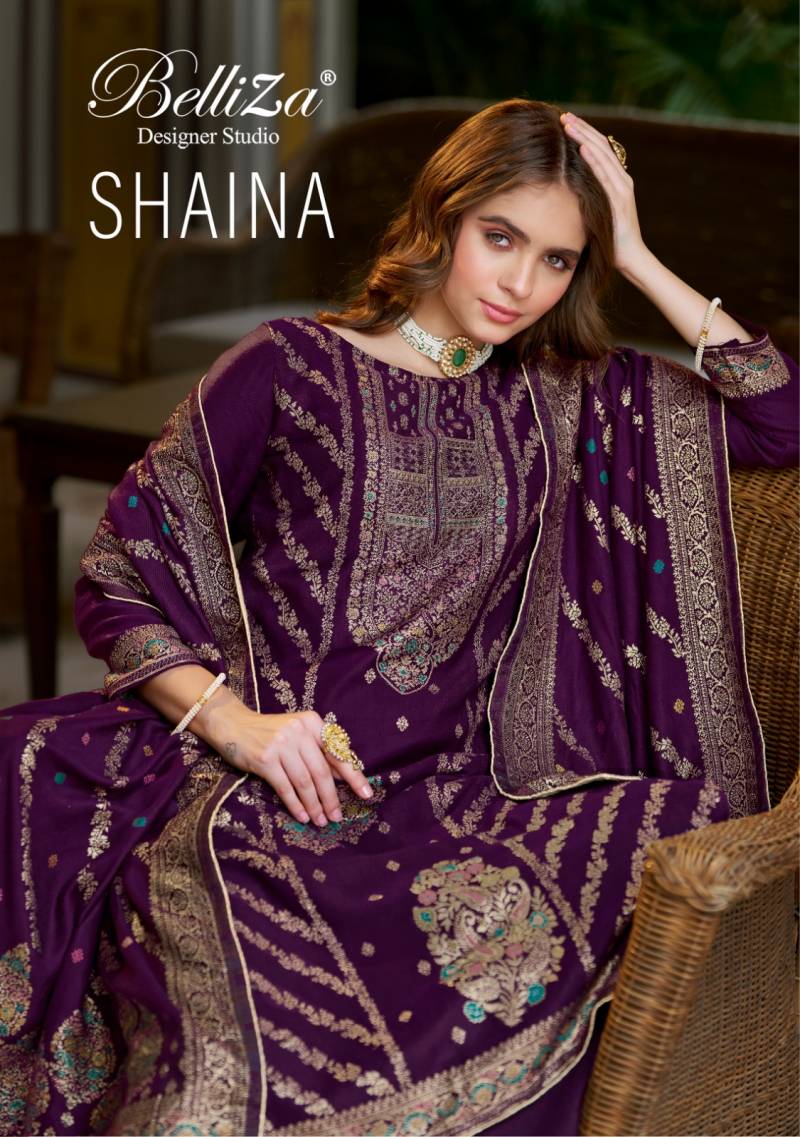 Belliza Shaina Pashmina Dress Material Collection