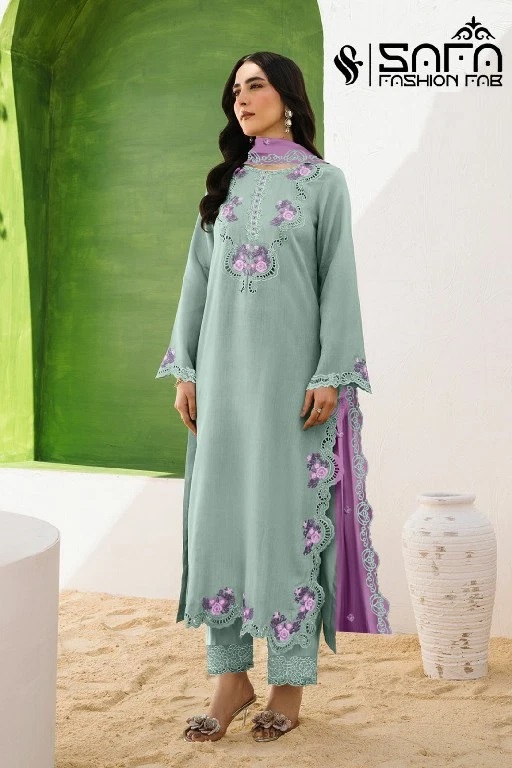 Safa Fashion Fab 1250 Pakistani Readymade Suit Collection