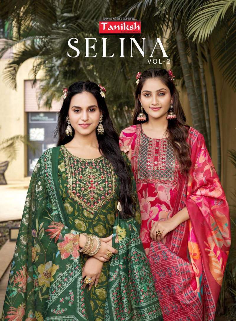 Taniksh Selina Vol 2 Fancy Kurti Bottom With Dupatta