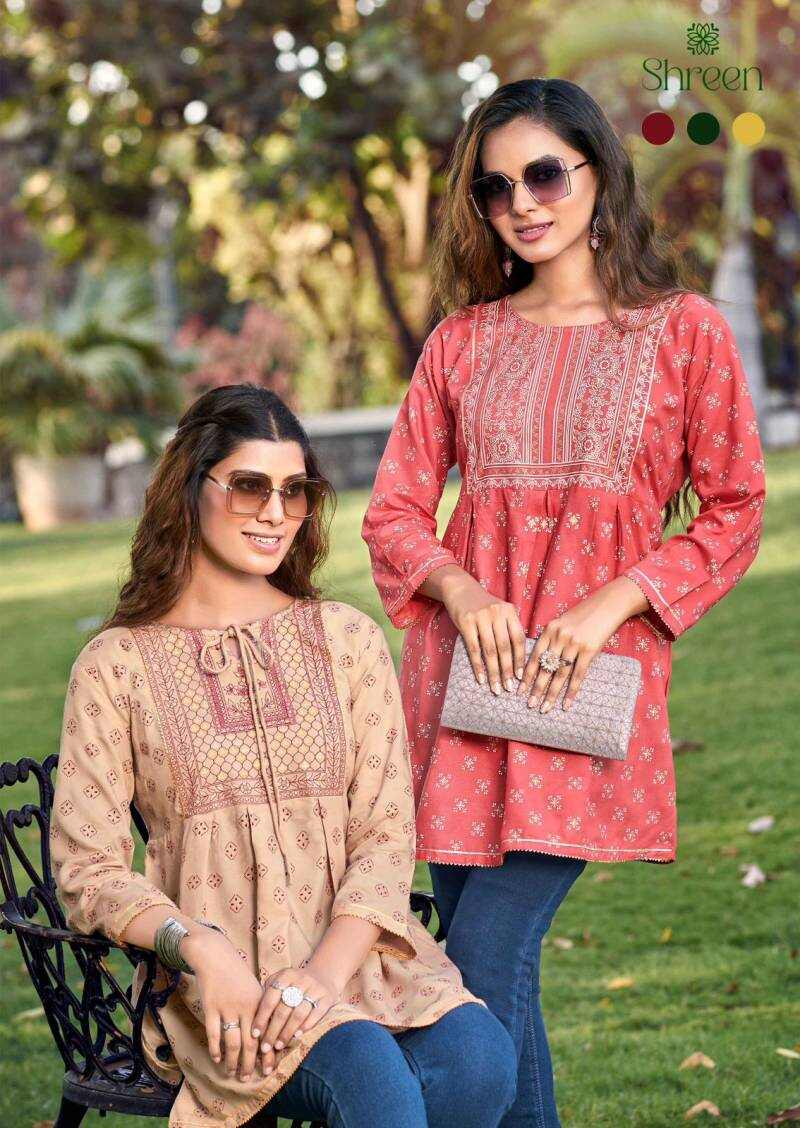 Shreen Fashion 4 U Vol 6 Western Fancy Tops Collection