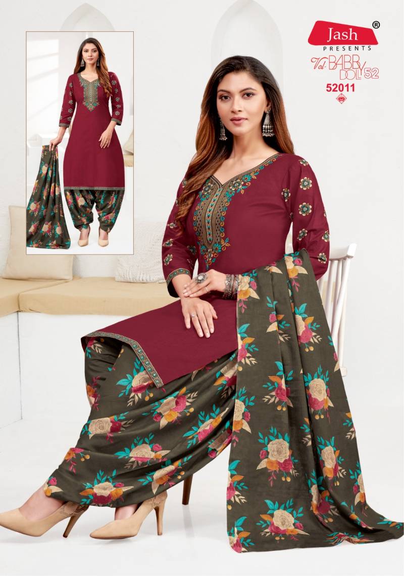 Jash Baby Doll Vol 52 Patiyala Dress Material Collection