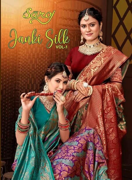 Saroj Janki Silk Vol 4 Designer Silk Saree Collection