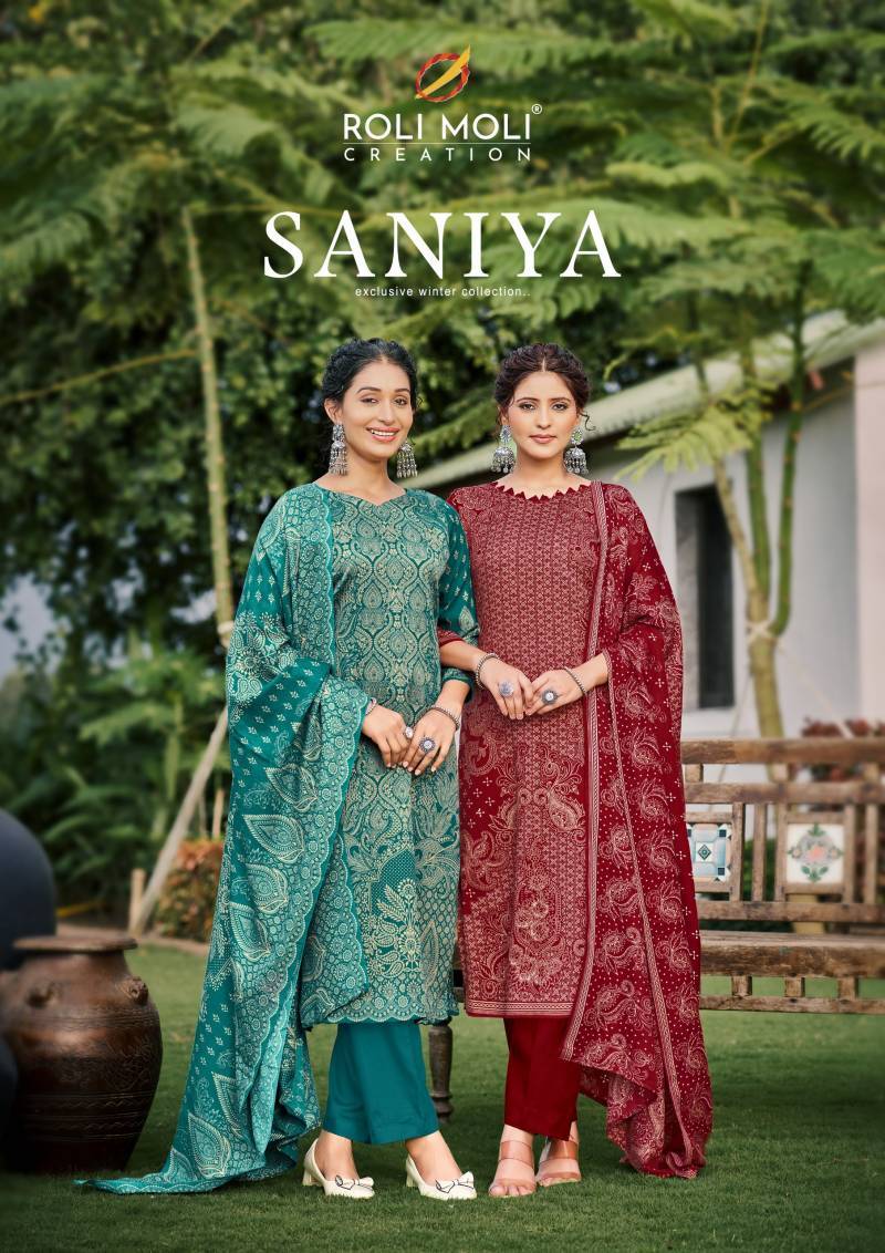 Roli Moli Saniya Readymade Pashmina Dress Collection