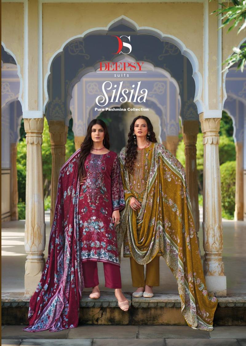 Deepsy Silsila Pashmina Pakistani Suit Collection