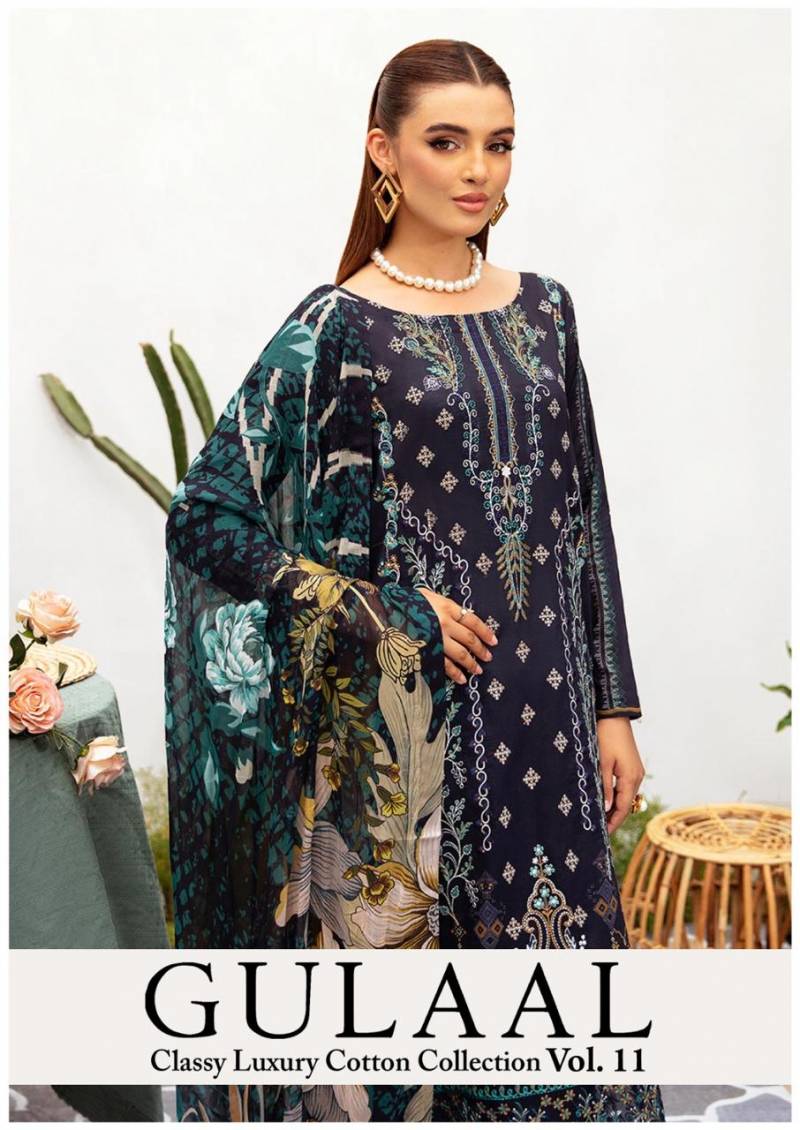 Gulaal Classy Luxury Cotton Collection Vol 11 Pakistani Dress Material