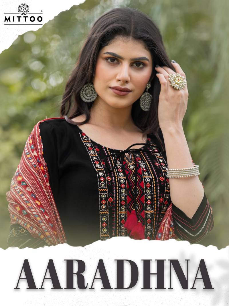 Mittoo Aaradhna Casual Kurti Bottom With Dupatta Collection