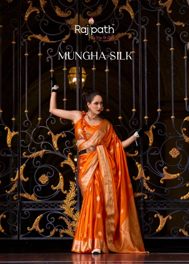 Rajpath Mungha Silk Fancy Saree Collection