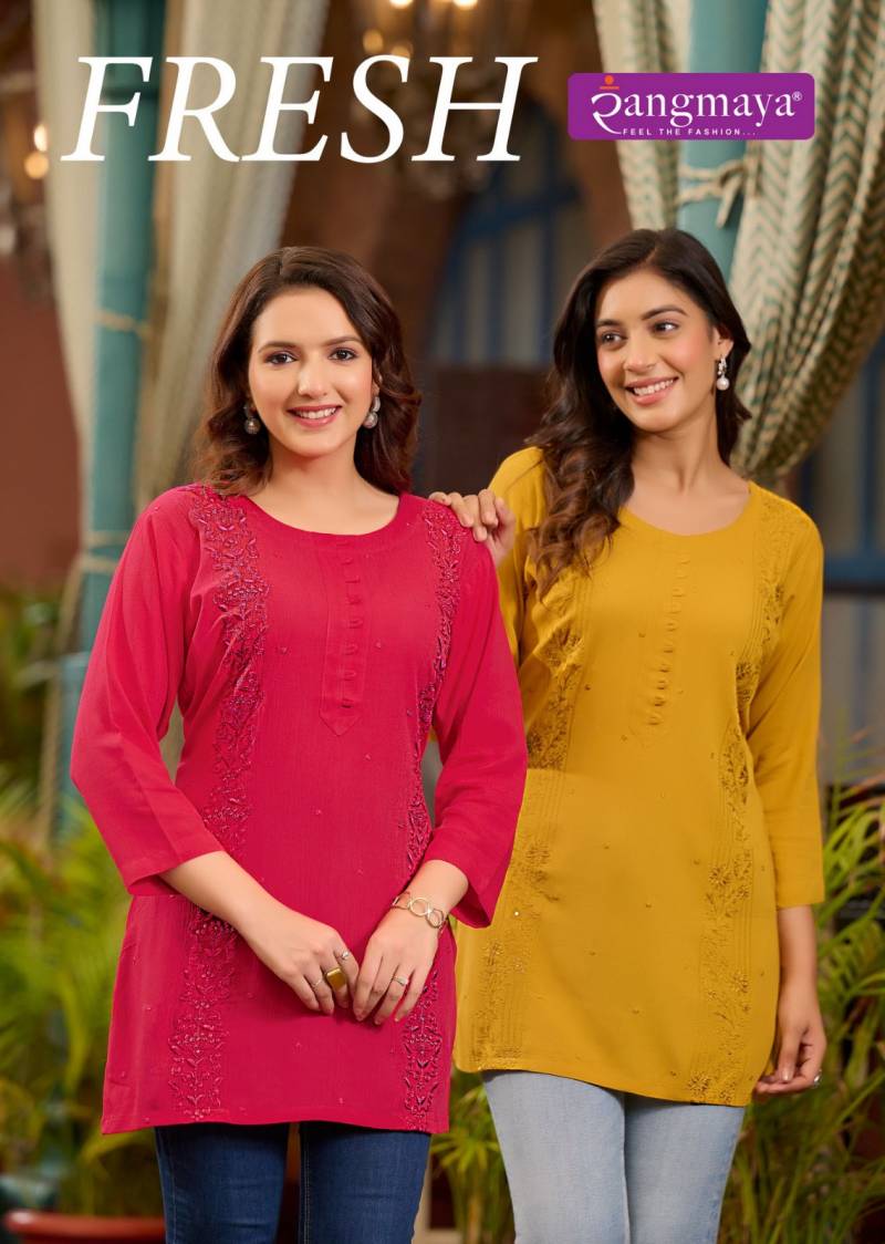 Rangmaya Fresh Fancy Tops Collection