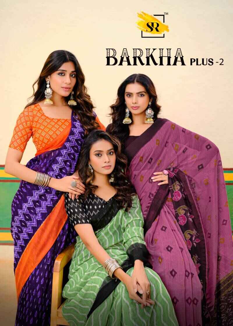 Sr Barkha Plus Vol 2 Cotton Printed Saree Collection