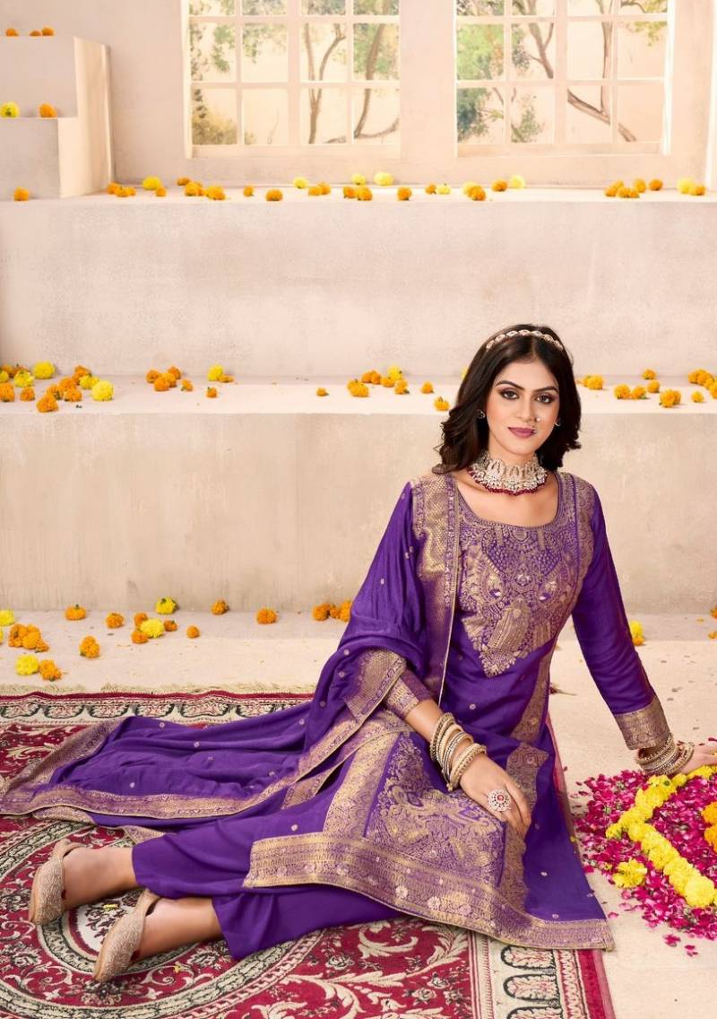 Naari Gul Raas Pashmina Designer Suits Collection