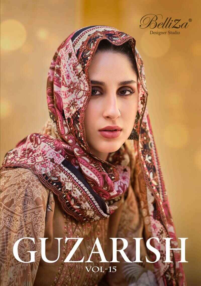 Belliza Guzarish Vol 15 Printed Designer Dress Material