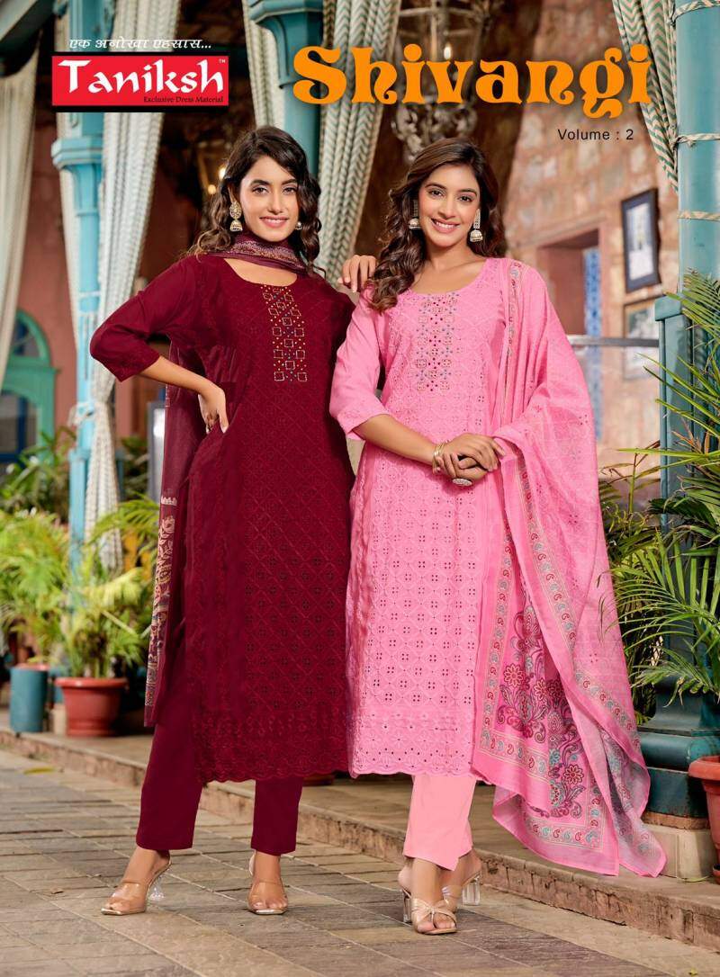 Taniksh Shivangi Vol 2 Designer Kurti Bottom With Dupatta