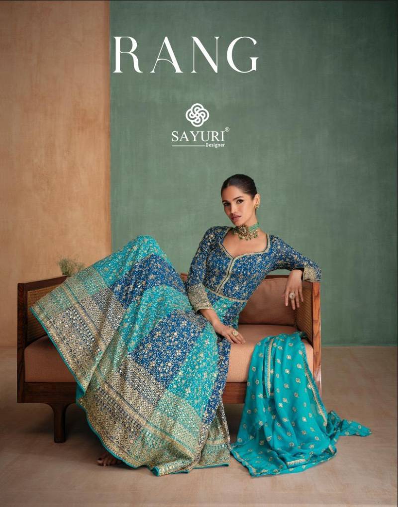 Sayuri Rang Designer Gown With Dupatta Collection