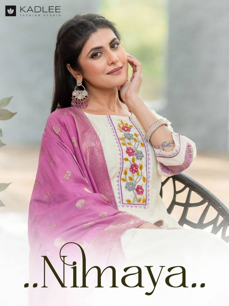 Kadlee Nimaya Fancy Kurti Bottom With Dupatta Collection